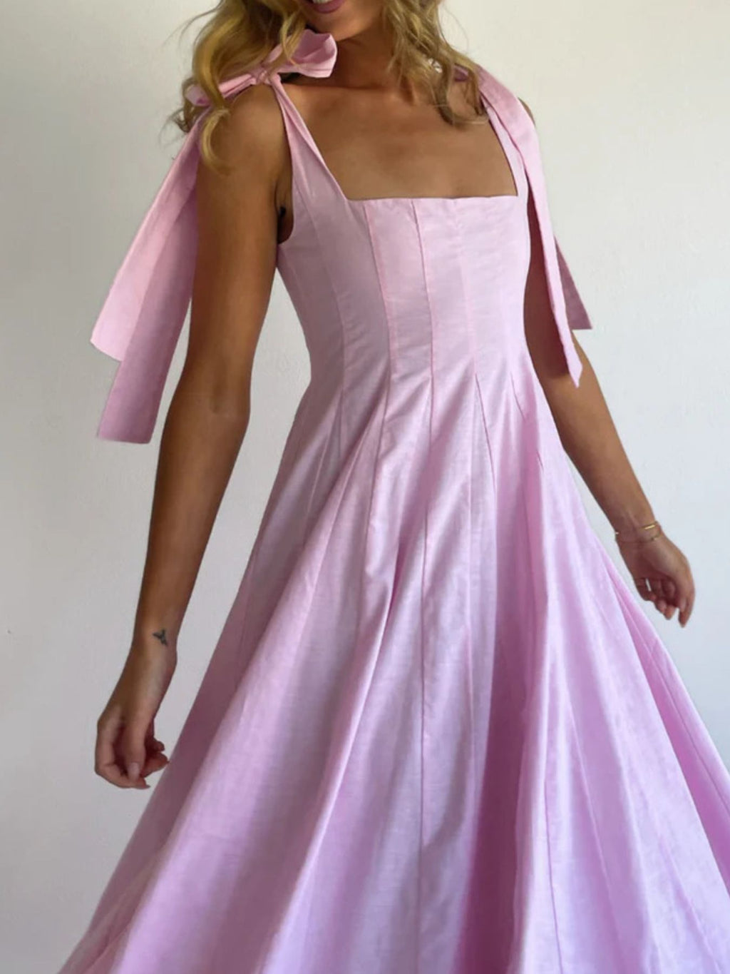 Gradient Tie Shoulder Maxi Dress - product image 12