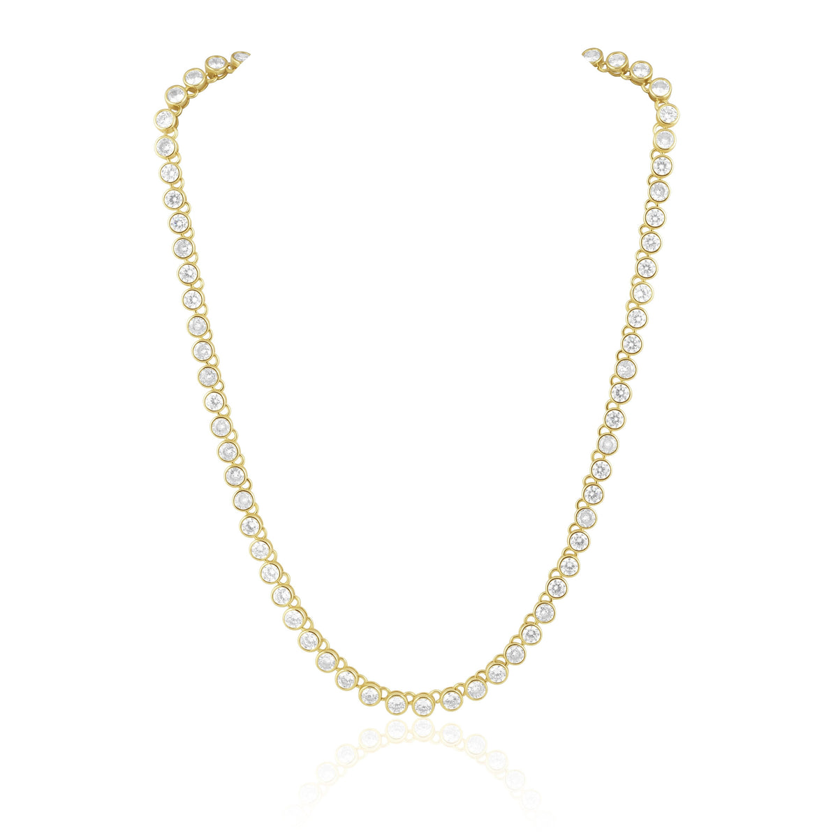 Bezel Tennis Necklace Main image