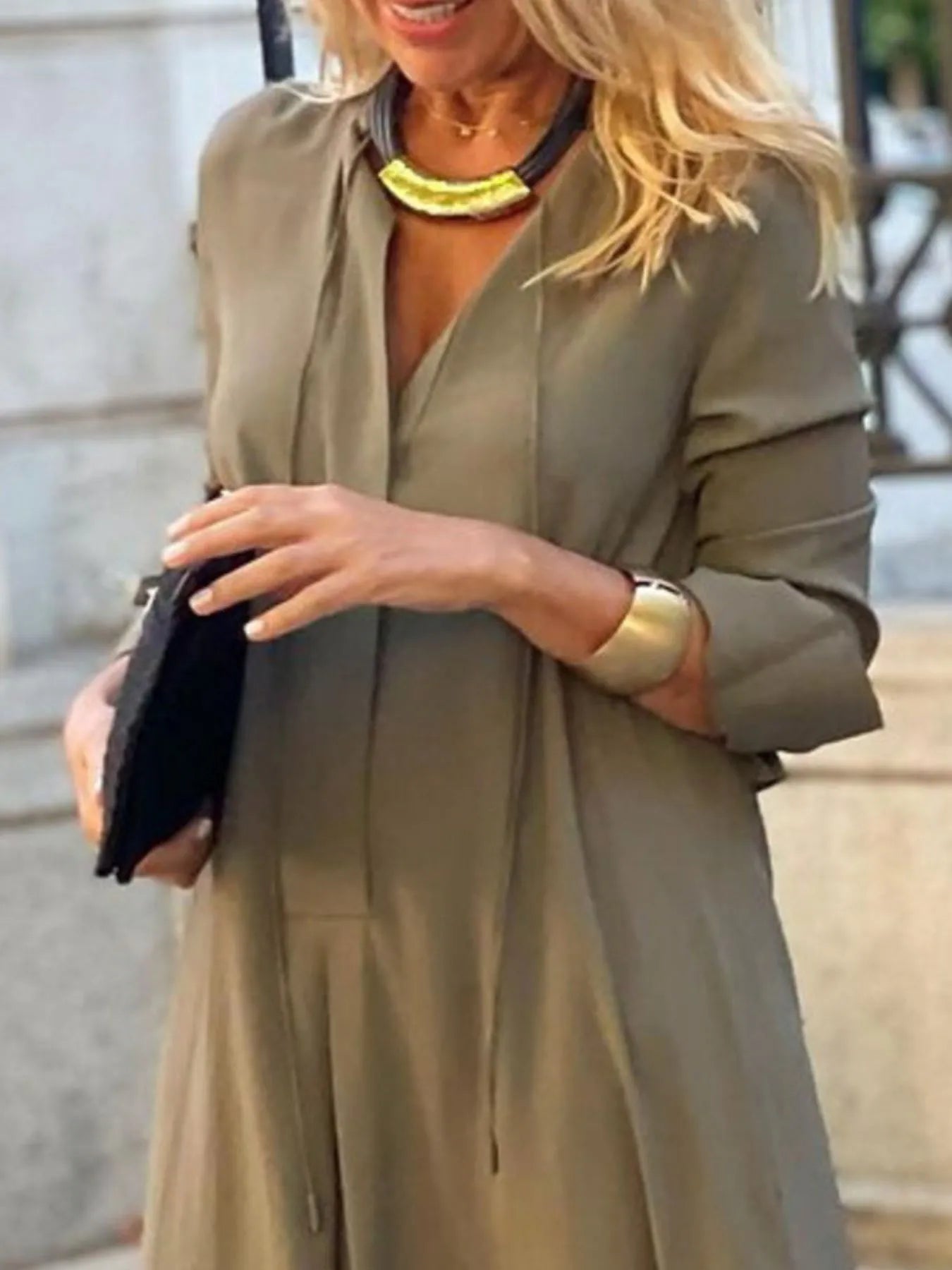Solid Color Maxi Shirt Dress - product image 11