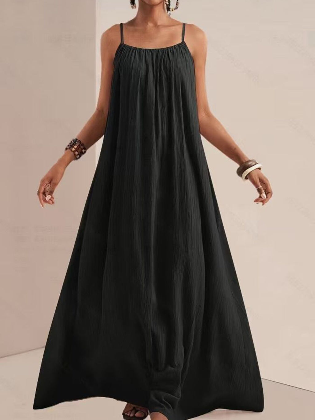 Spaghetti Strap Flowy Maxi Dress - product image 8