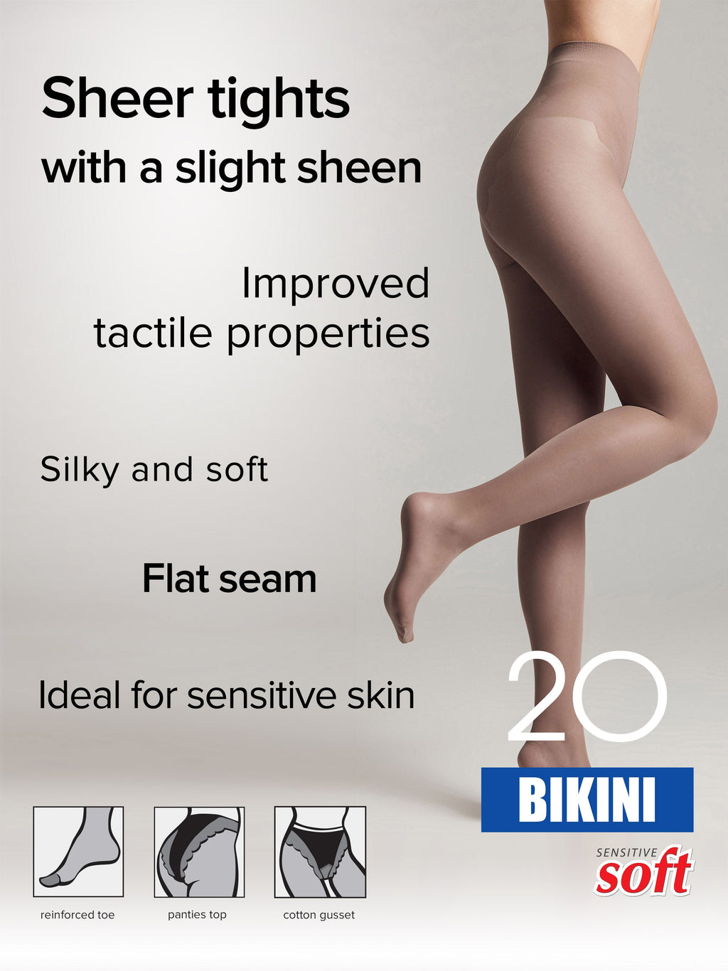 Tights Conte Bikini 20 Den - Ajour Top