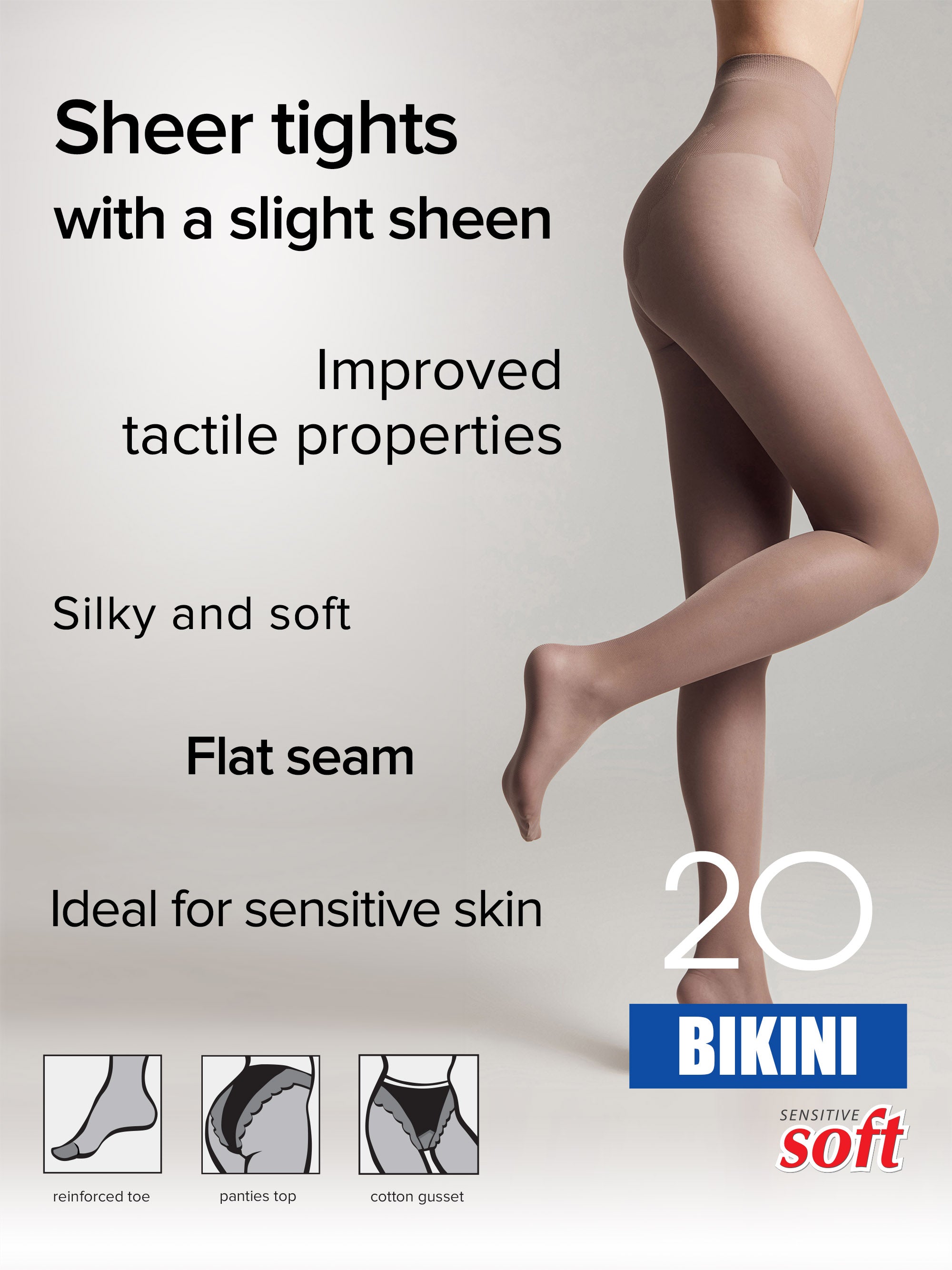 Tights Conte Bikini 20 Den - Ajour Top