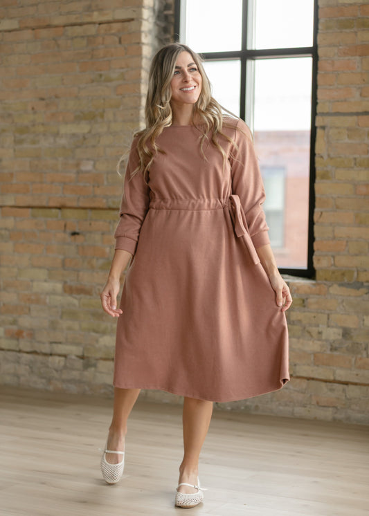 Blair Long Sleeve Midi Dress - FINAL SALE
