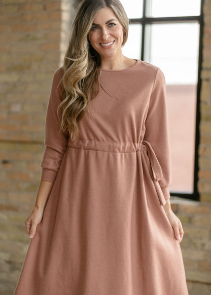 Blair Long Sleeve Midi Dress - FINAL SALE