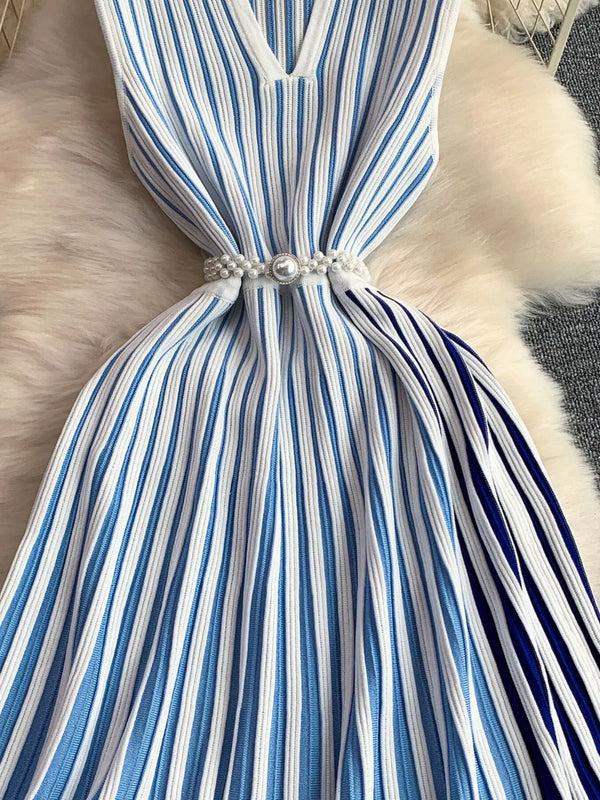 Striped Sleeveless Midi Dress - product image 5