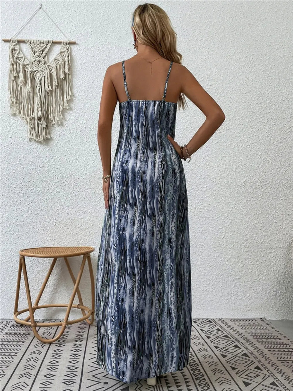 Printed Scoop Neck Maxi Cami Dress - product image 14