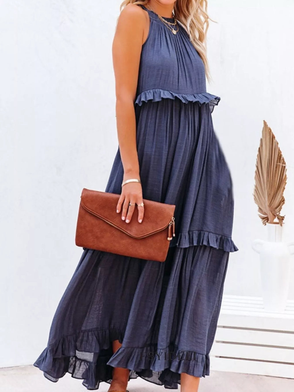 Ruffled Tiered Sleeveless Maxi Dress - product image 13