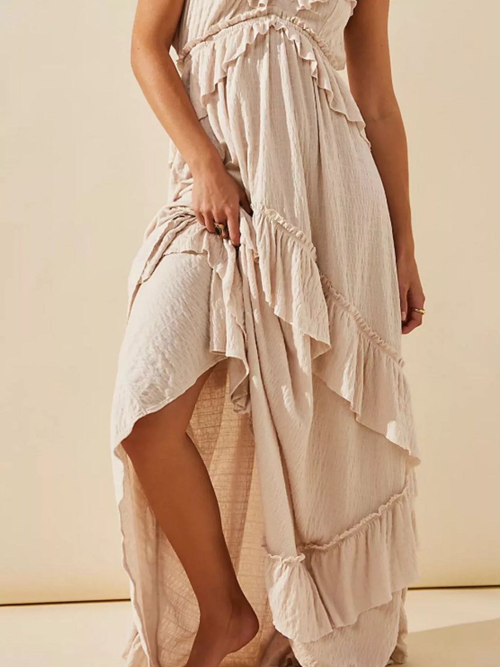 Ruffled Halter Neck Maxi Dress - product image 15