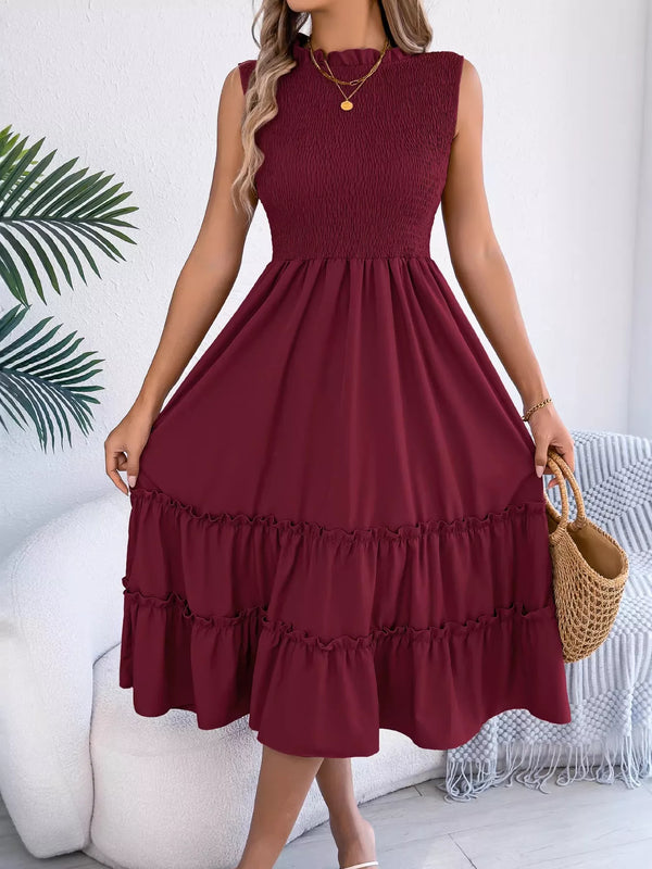 Smocked Sleeveless Tiered Dress - product image 22