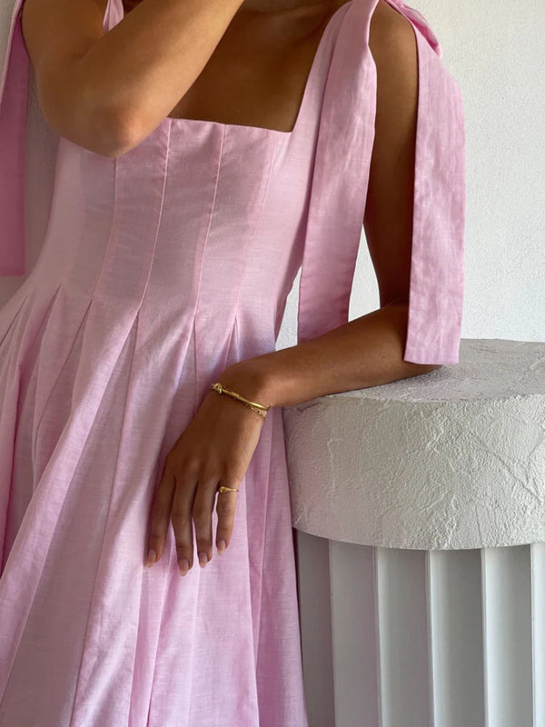 Gradient Tie Shoulder Maxi Dress - product image 11