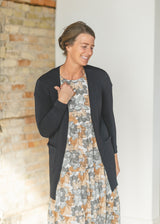 Cally Open Front Cardigan