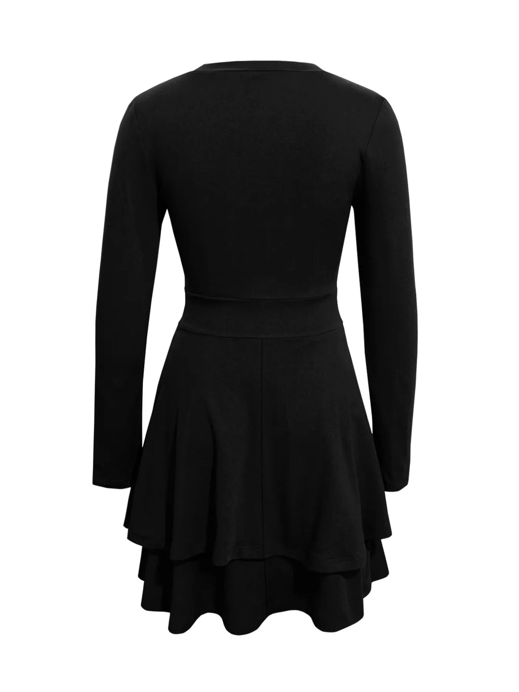 V-Neck Layered Ruffle Mini Dress - product image 32