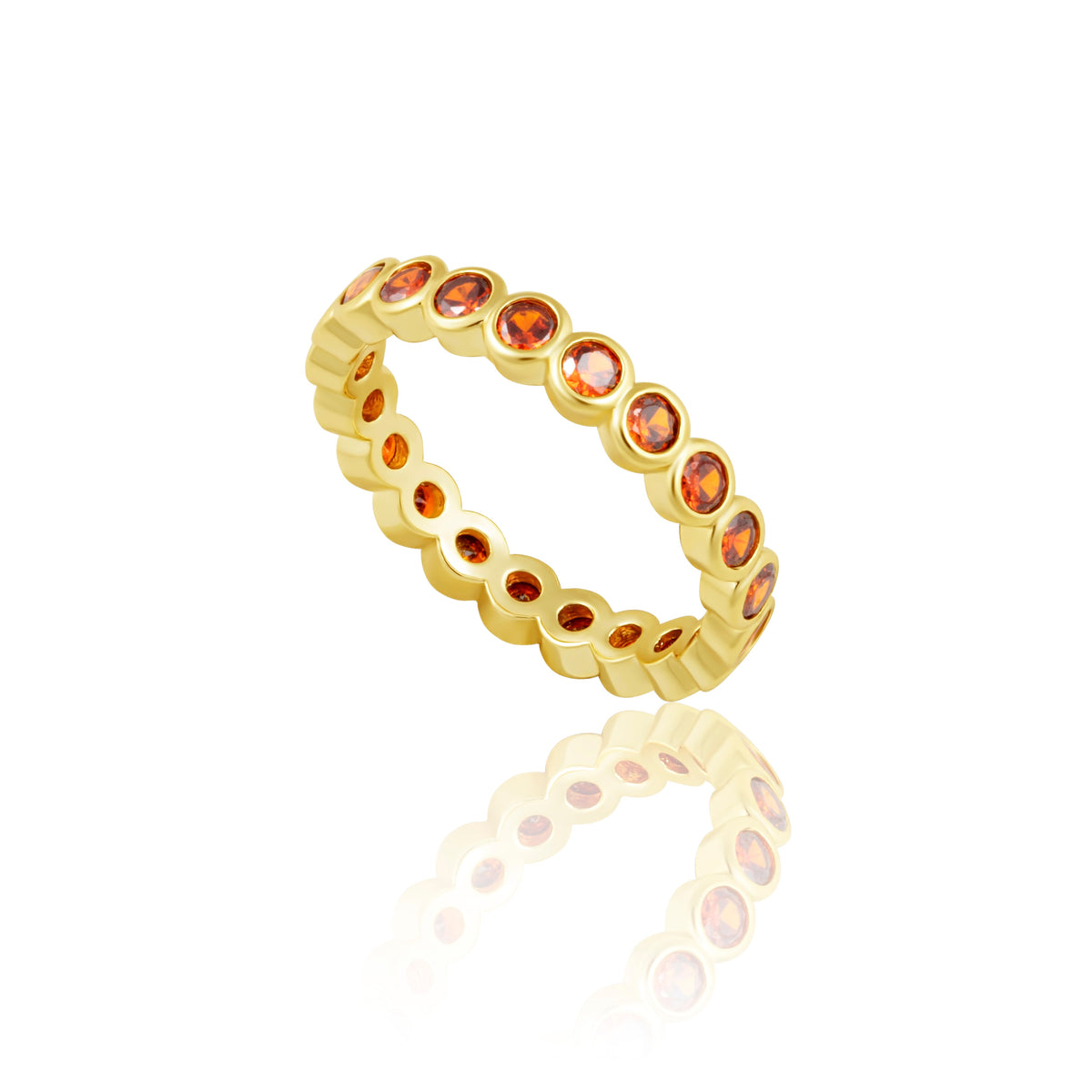 Celeste Eternity Ring - Orange Main image