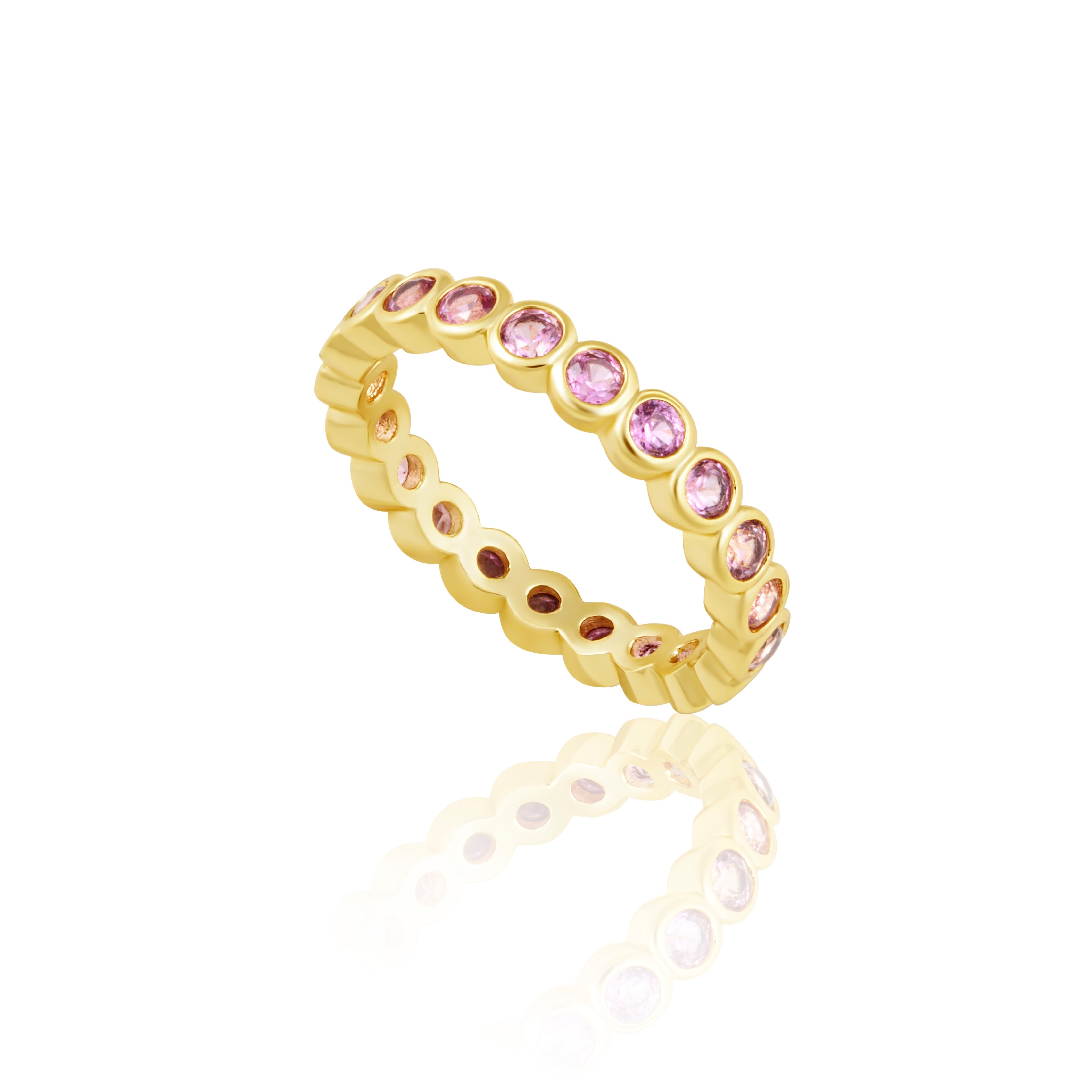 Celeste Eternity Ring - Pink Main image
