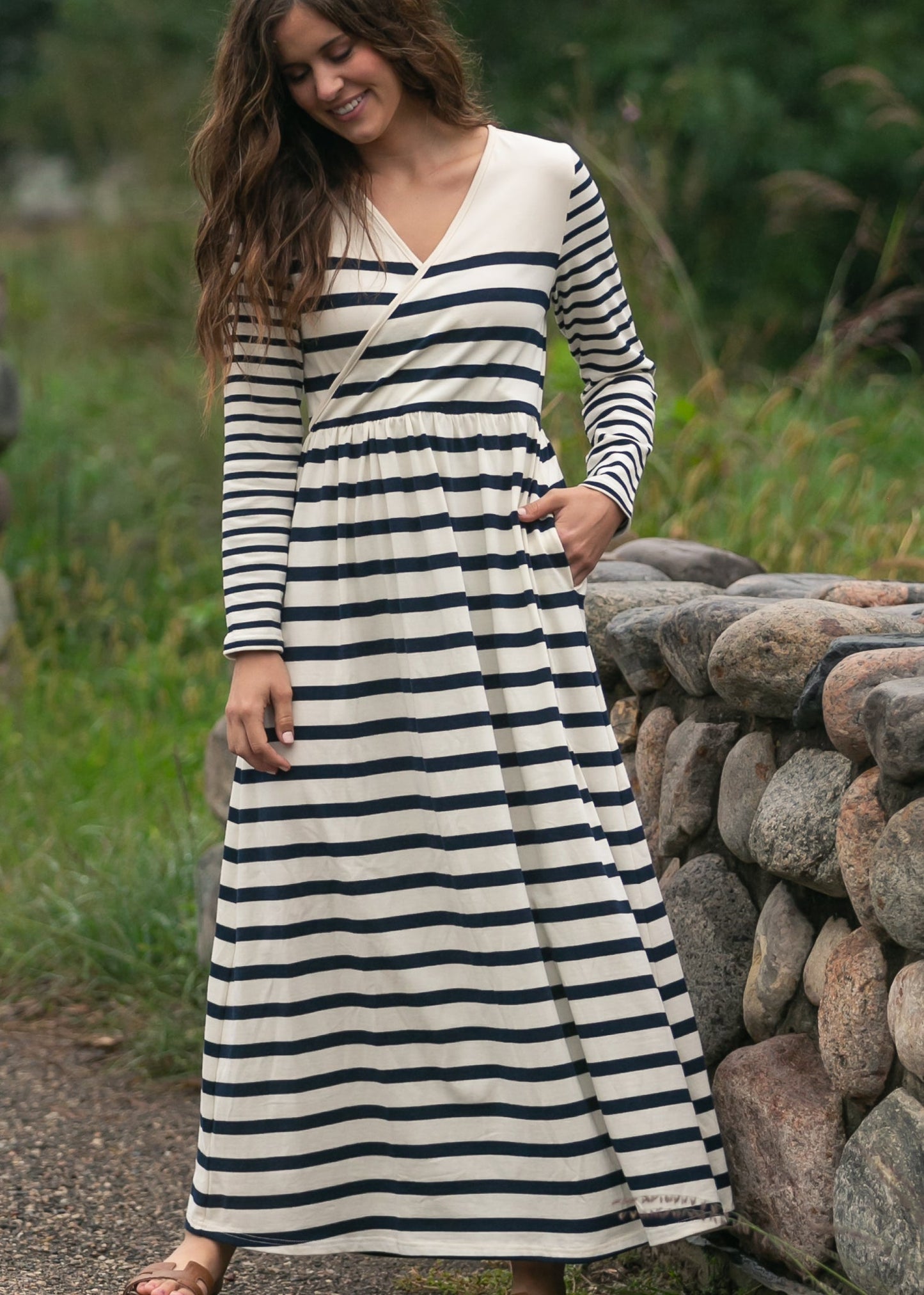 Celeste Striped Knit Maxi Dress - product image 13