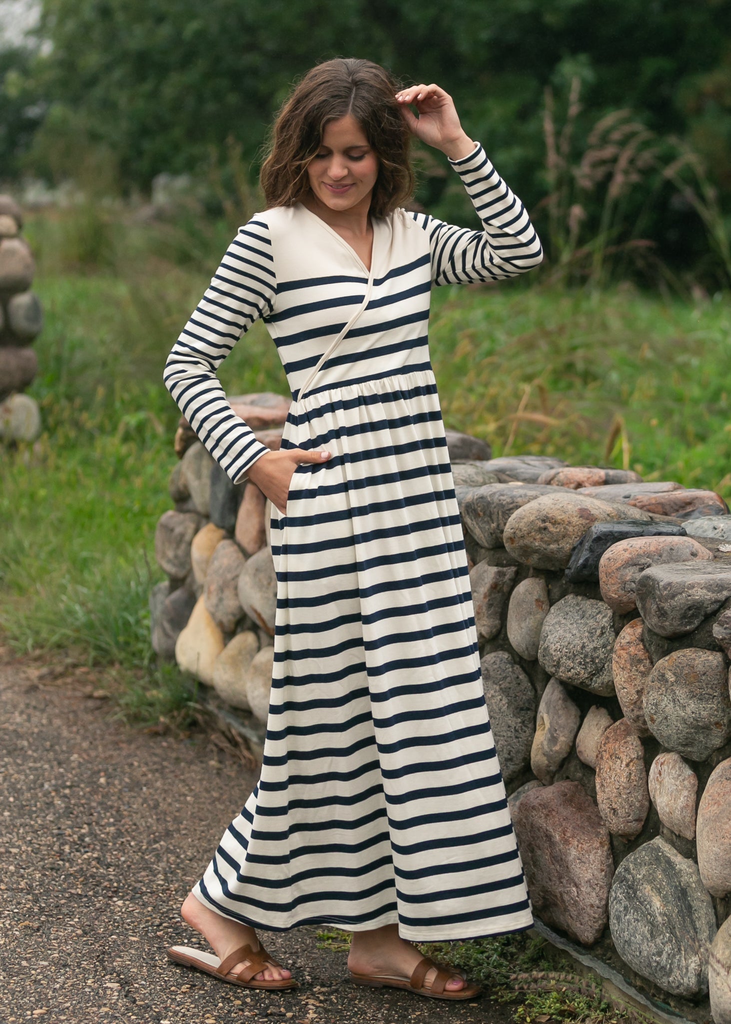 Celeste Striped Knit Maxi Dress - product image 12