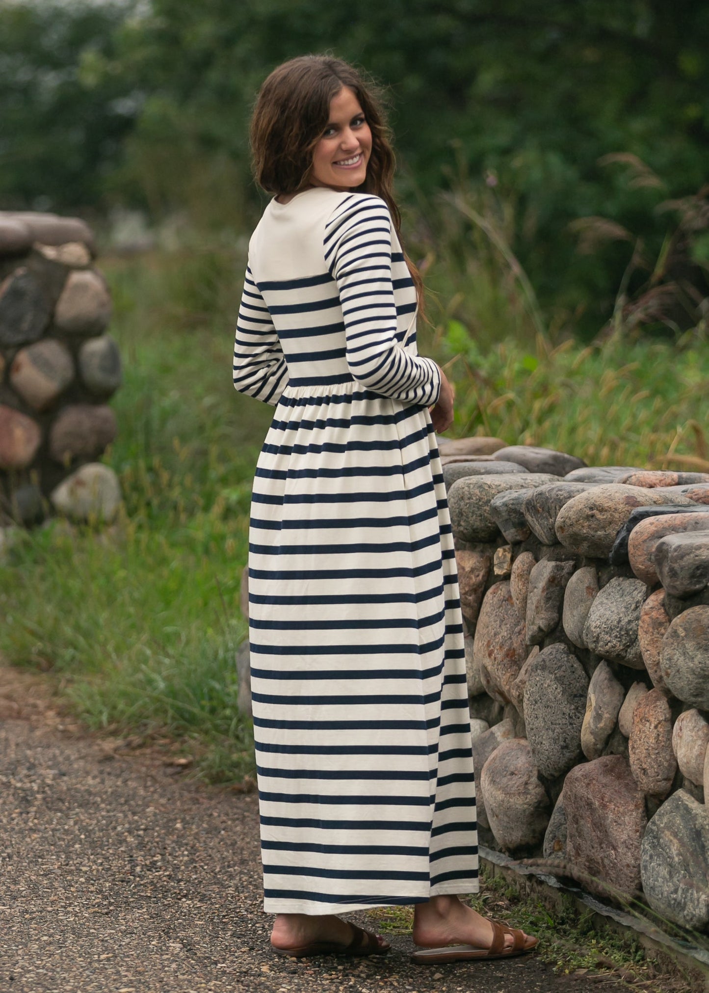 Celeste Striped Knit Maxi Dress - product image 6