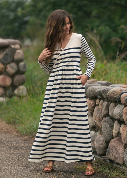 Celeste Striped Knit Maxi Dress - product image 4