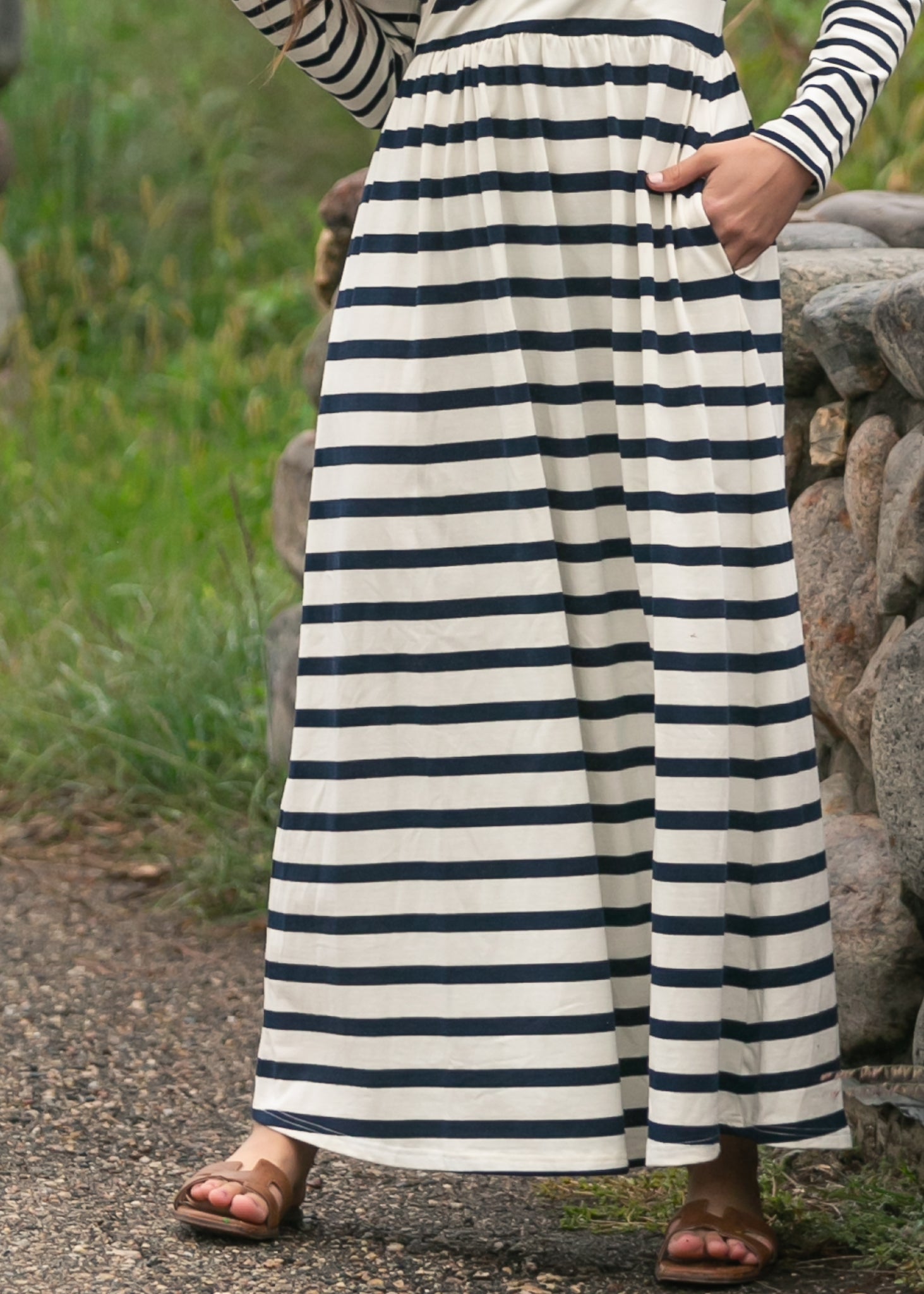 Celeste Striped Knit Maxi Dress - product image 9