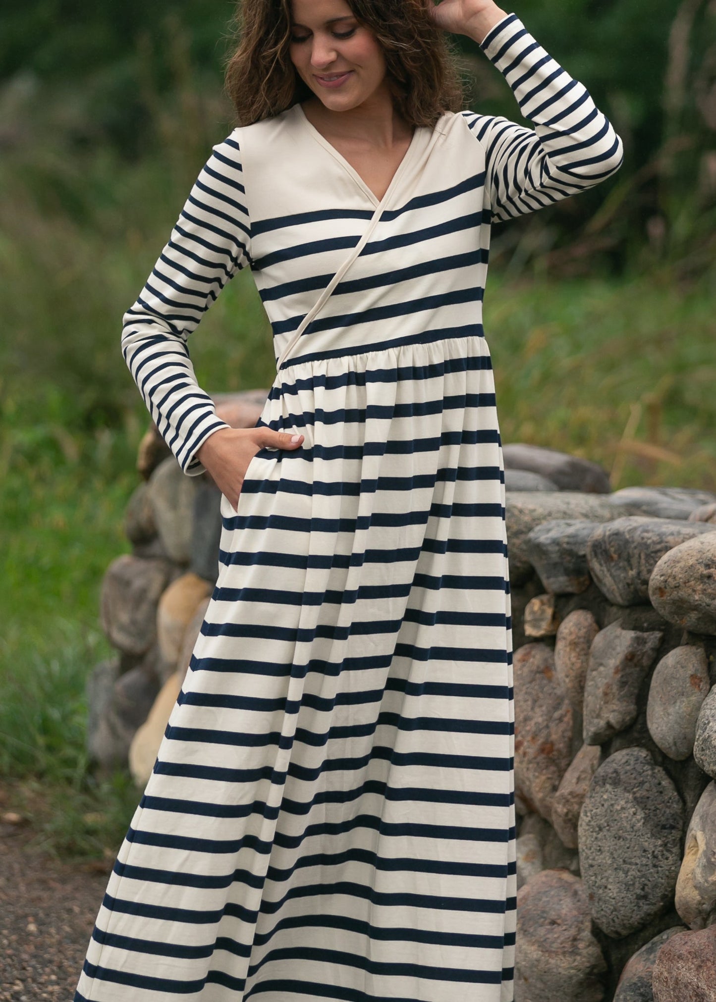Celeste Striped Knit Maxi Dress - product image 7