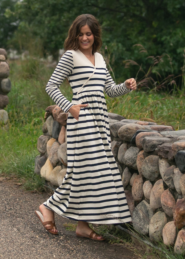 Celeste Striped Knit Maxi Dress - product image 5