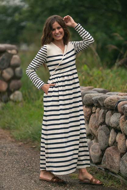 Celeste Striped Knit Maxi Dress - product image 14