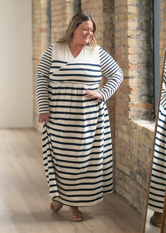 Celeste Striped Knit Maxi Dress - product image 2