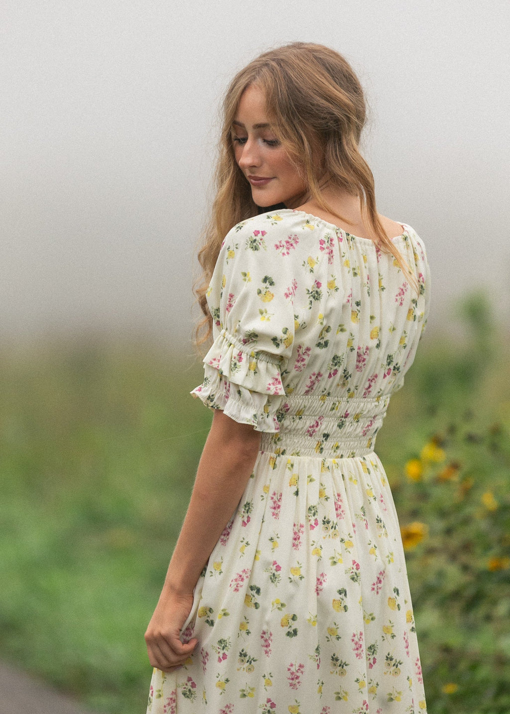 Celine Puff Sleeve Floral Maxi Dress - product image 22