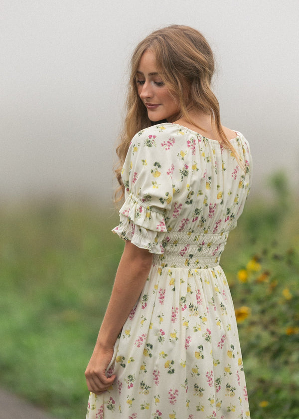 Celine Puff Sleeve Floral Maxi Dress - product image 22