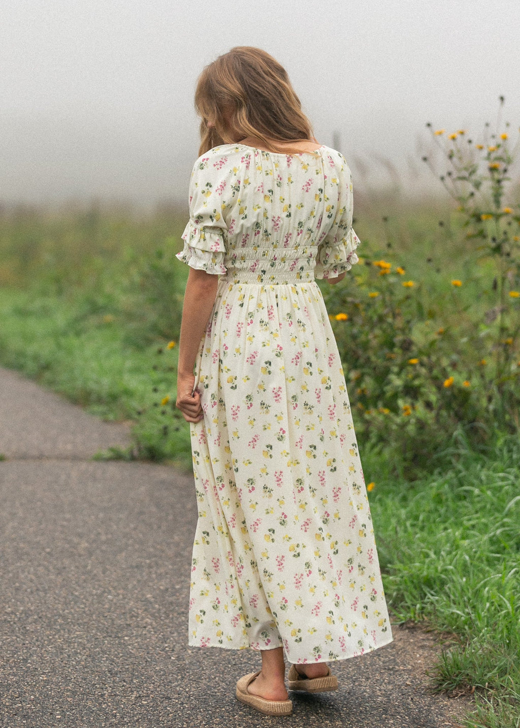 Celine Puff Sleeve Floral Maxi Dress - product image 23