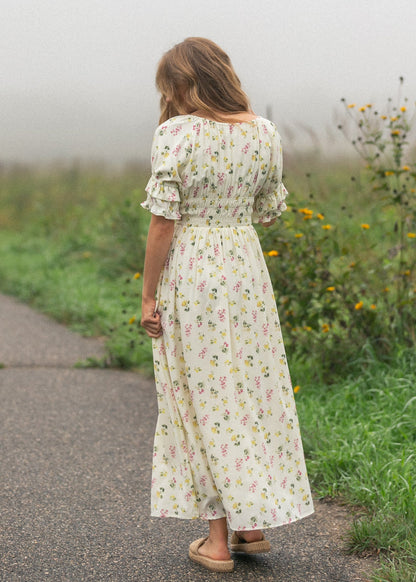 Celine Puff Sleeve Floral Maxi Dress - product image 23