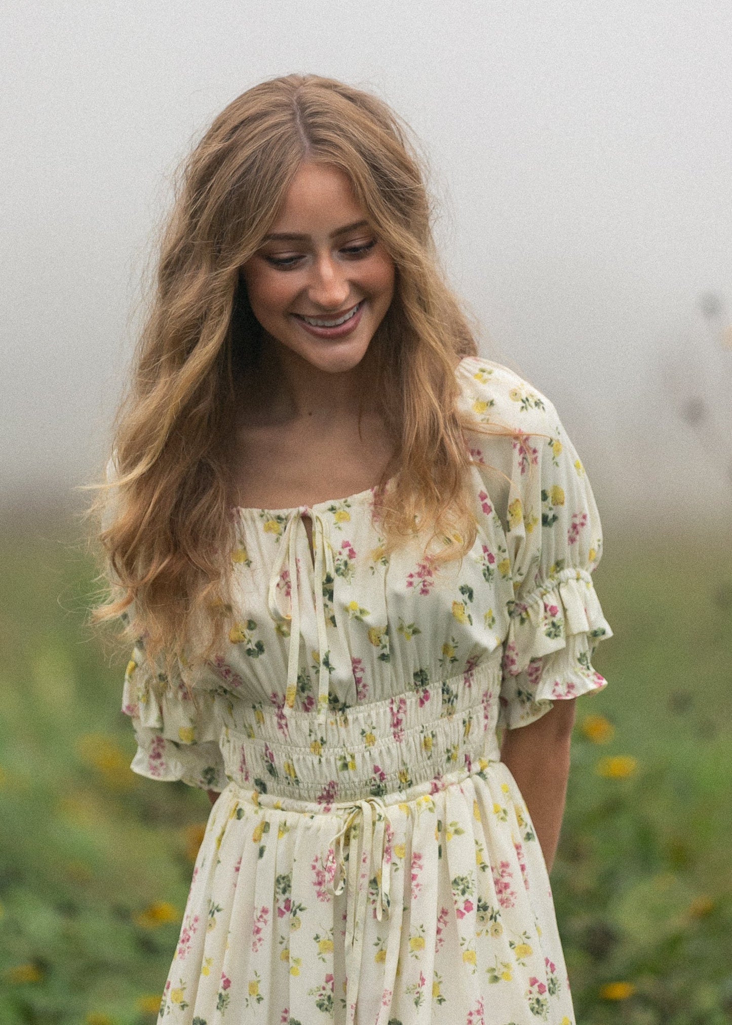 Celine Puff Sleeve Floral Maxi Dress - product image 9