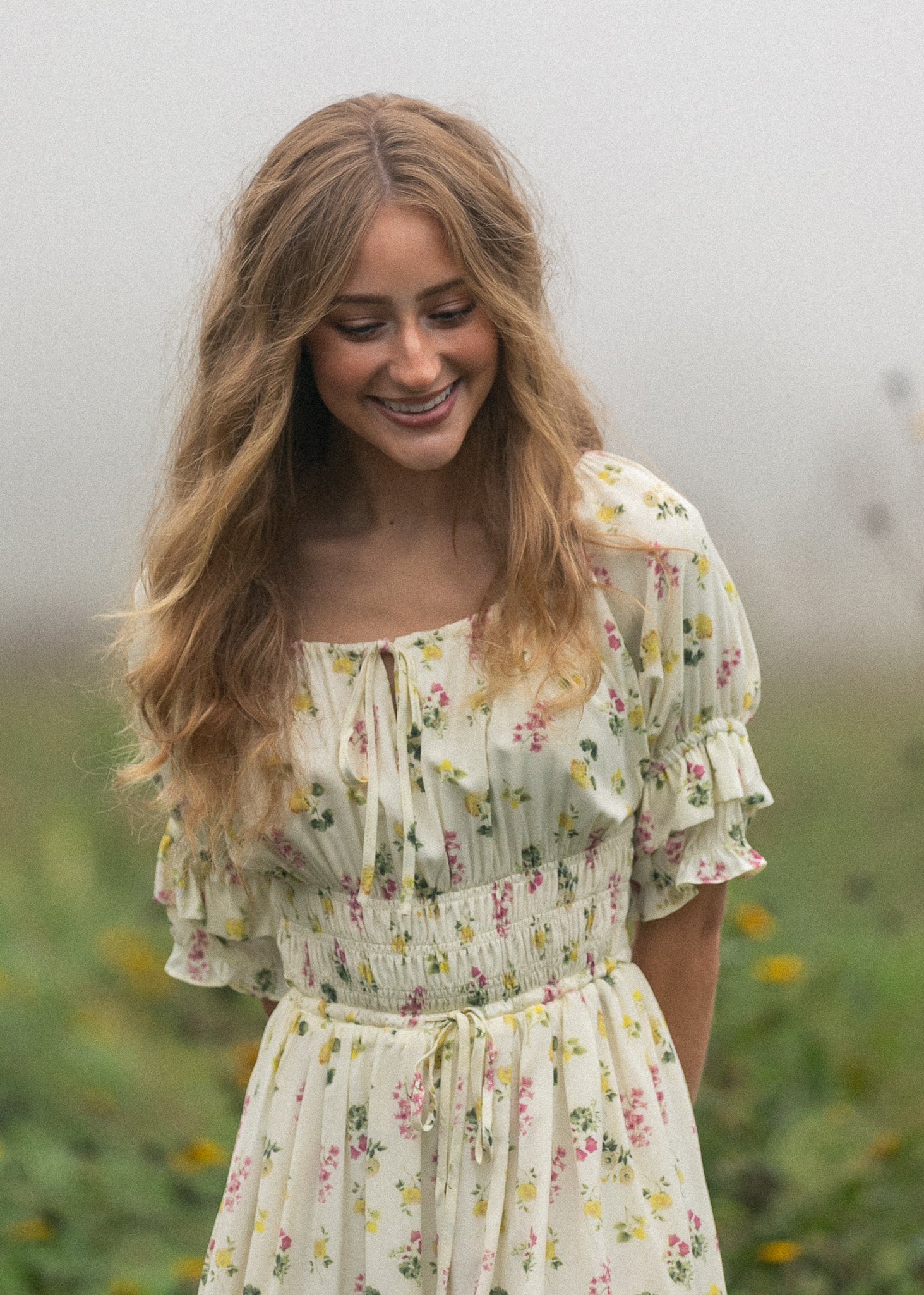Celine Puff Sleeve Floral Maxi Dress - product image 9