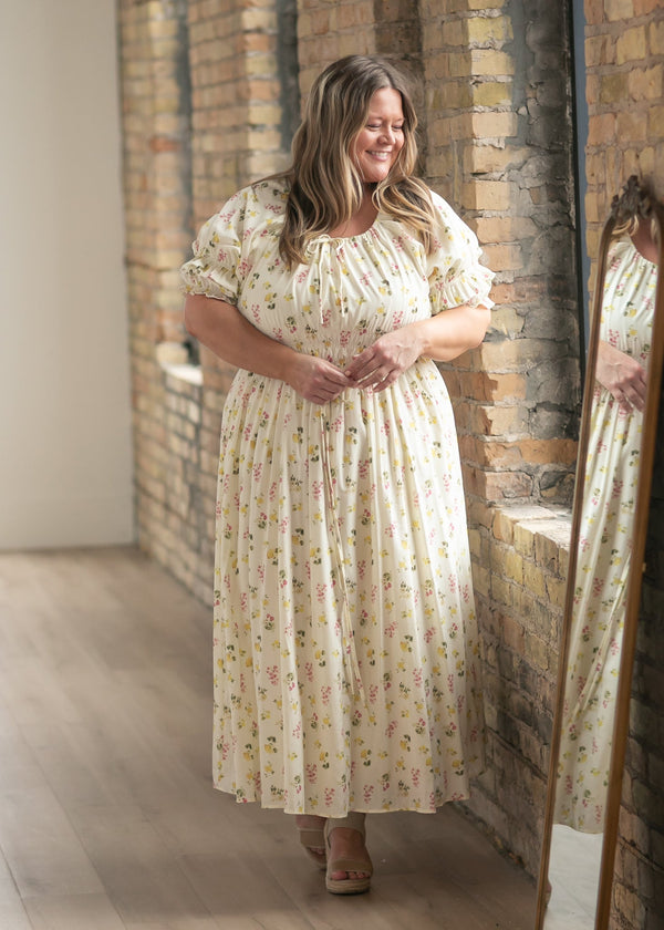 Celine Puff Sleeve Floral Maxi Dress - product image 25