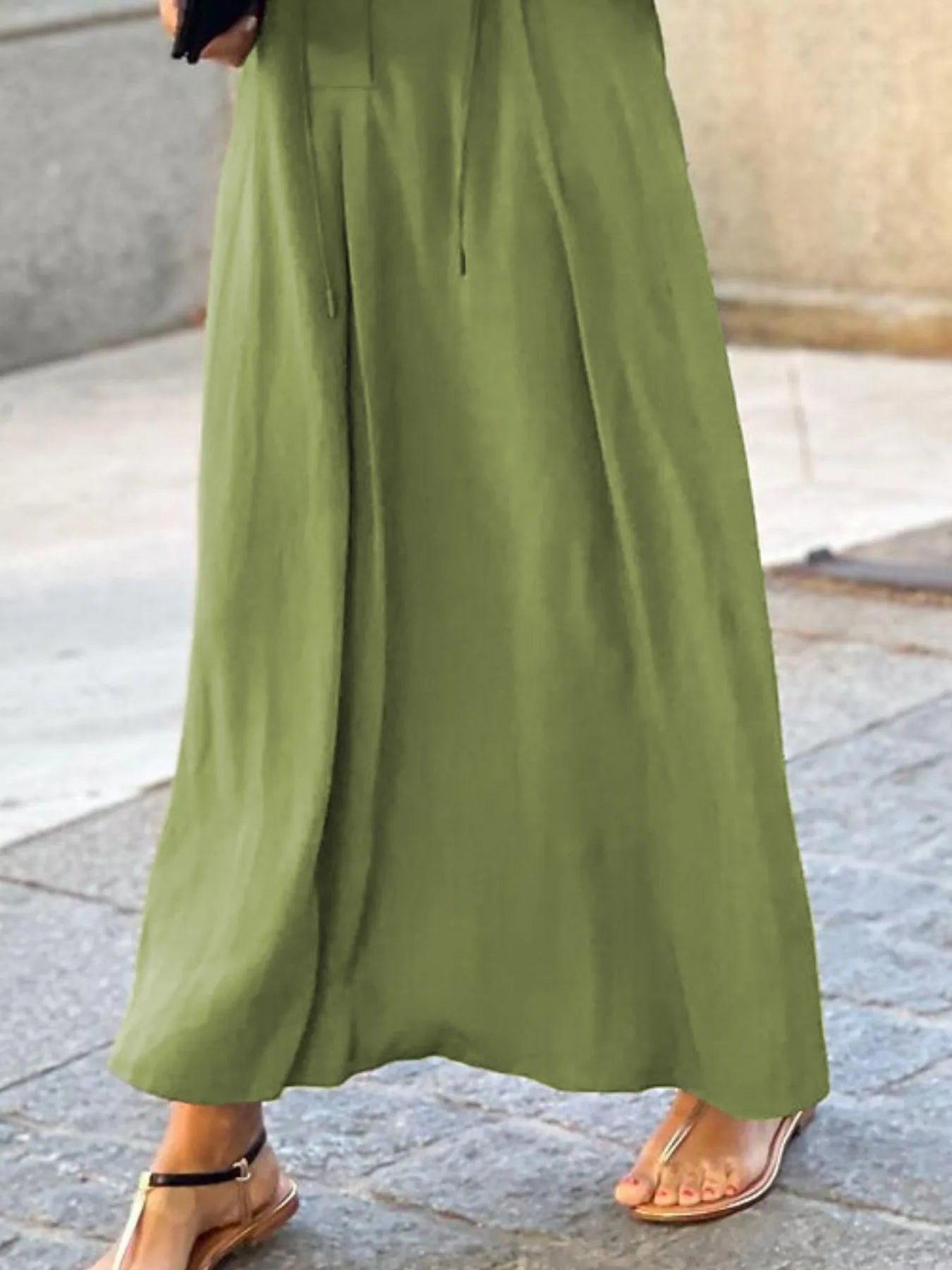 Solid Color Maxi Shirt Dress - product image 3