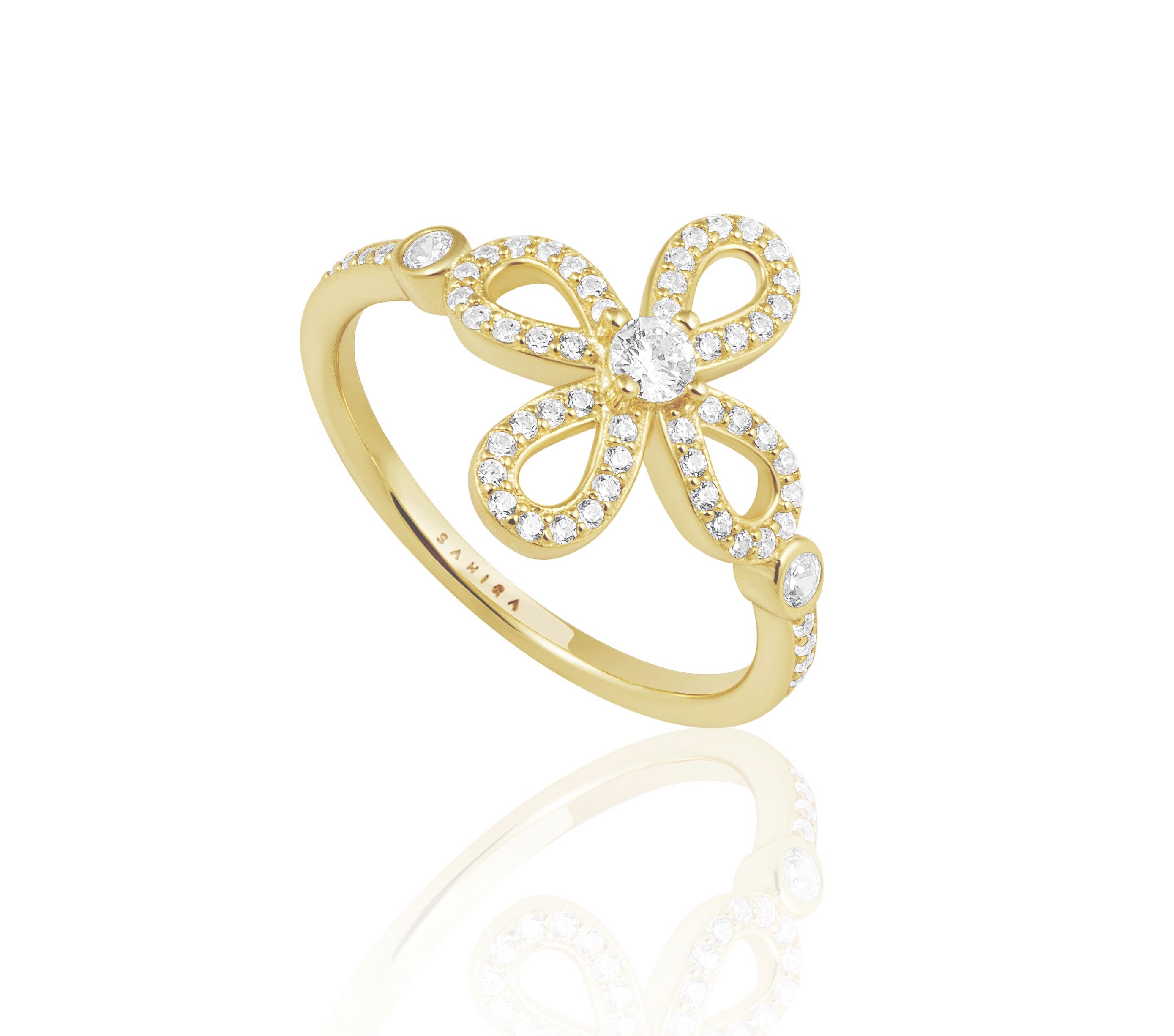 Chantel CZ Flower Ring Main image
