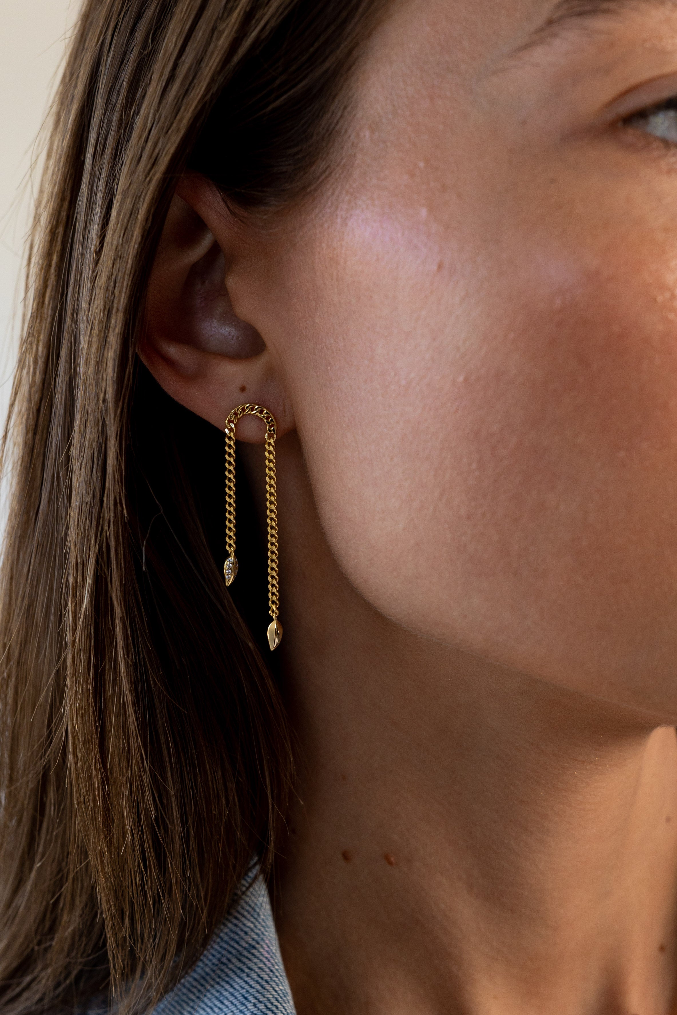 Charlotte Chain Drop Earring Secondary image