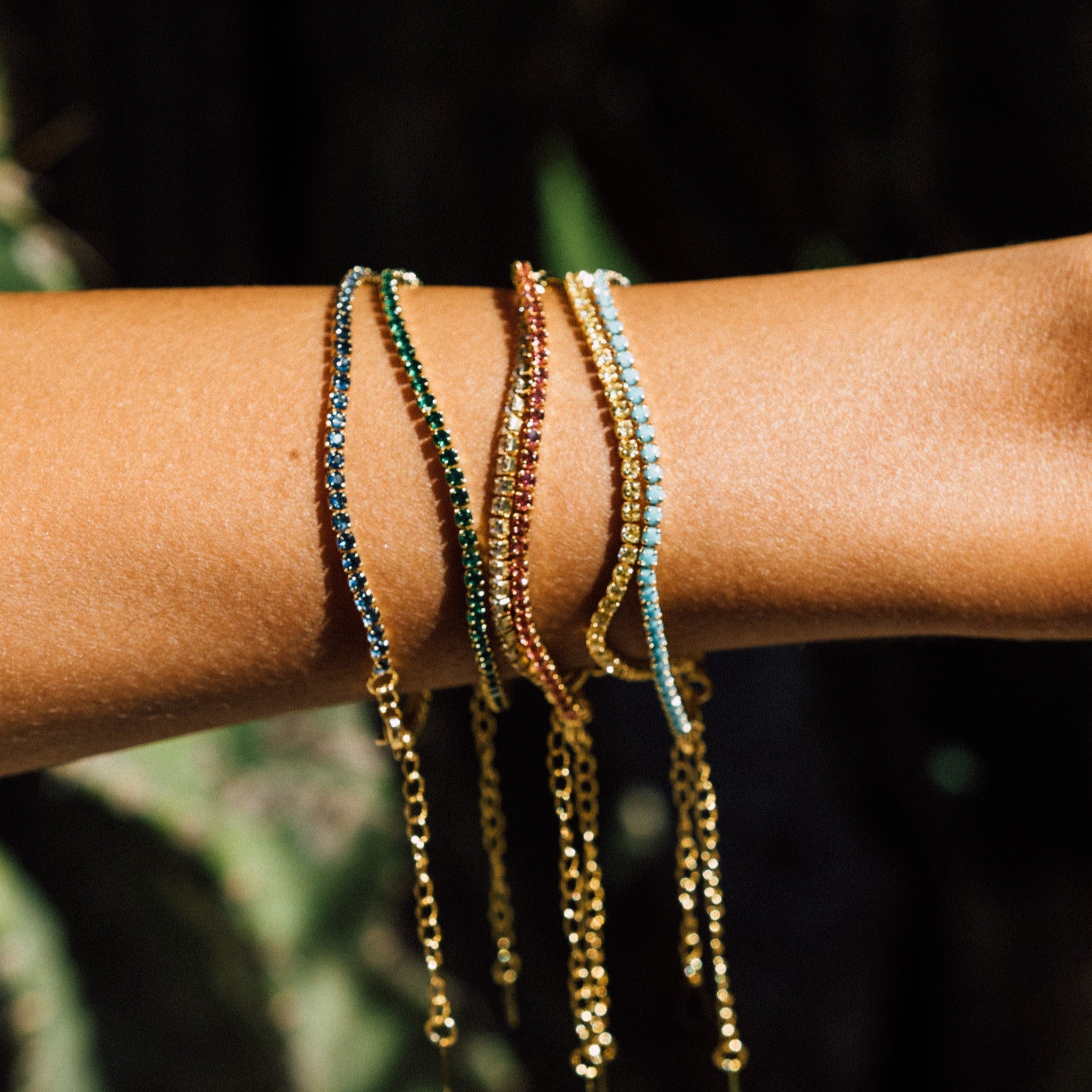 Chloe Tennis Bracelet Canary Secondary image