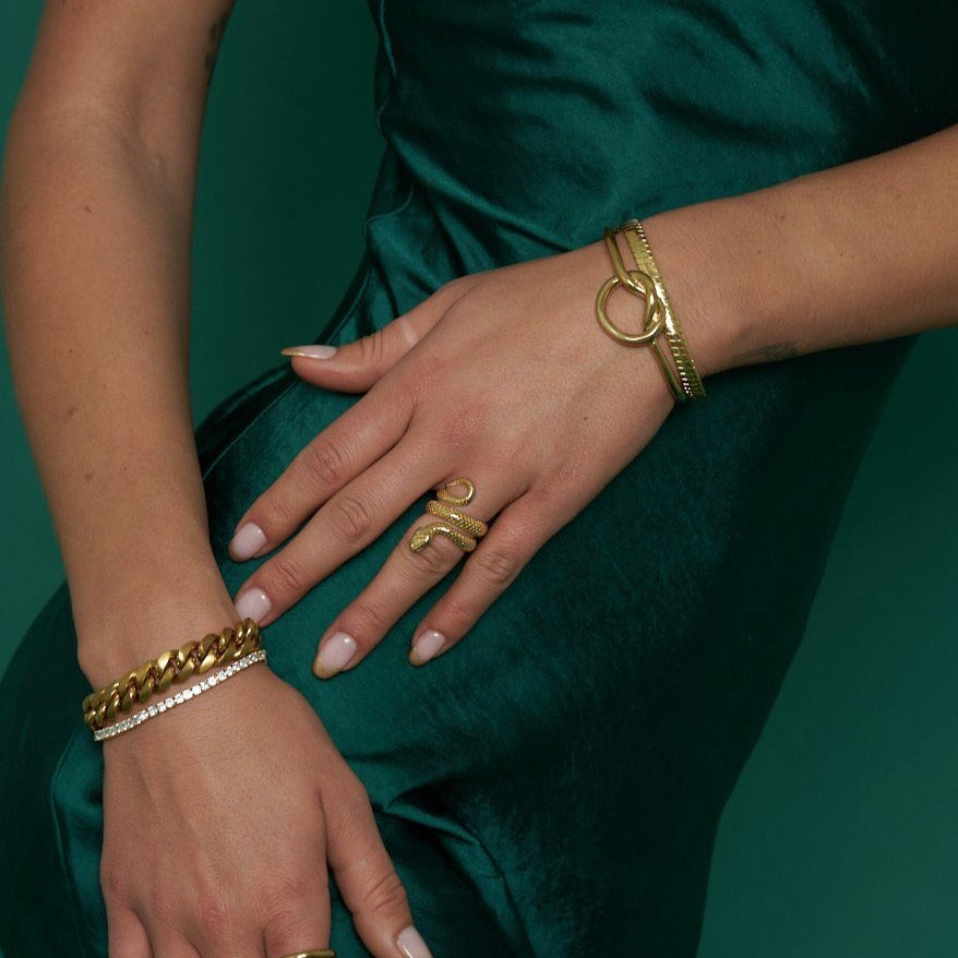 Cleo Snake Ring Secondary image