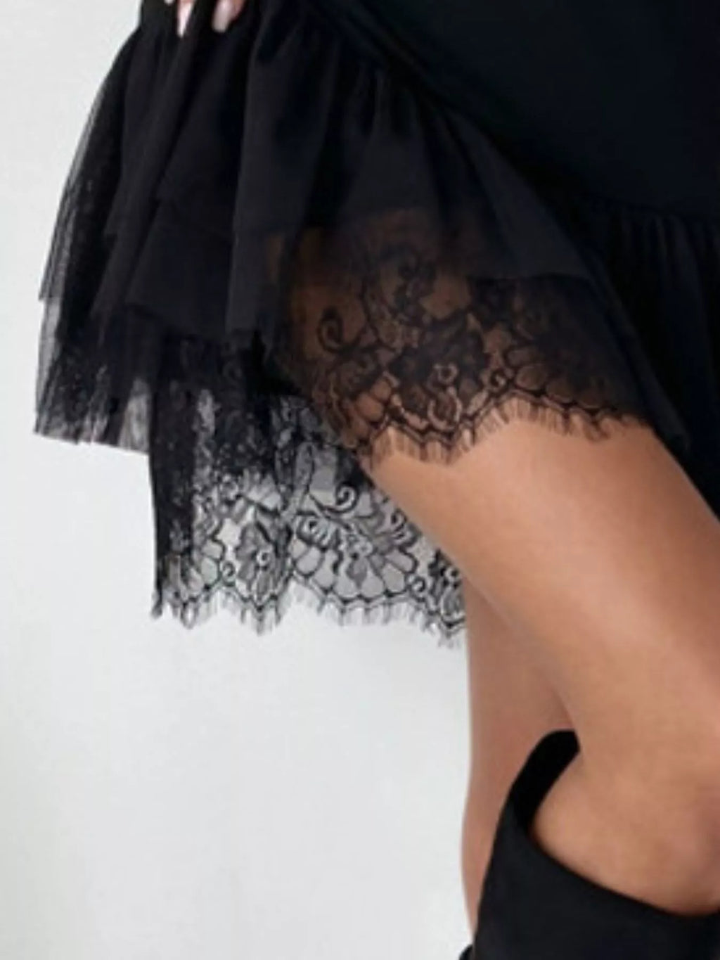Sleeveless Tulle Hem Mini Dress - product image 5