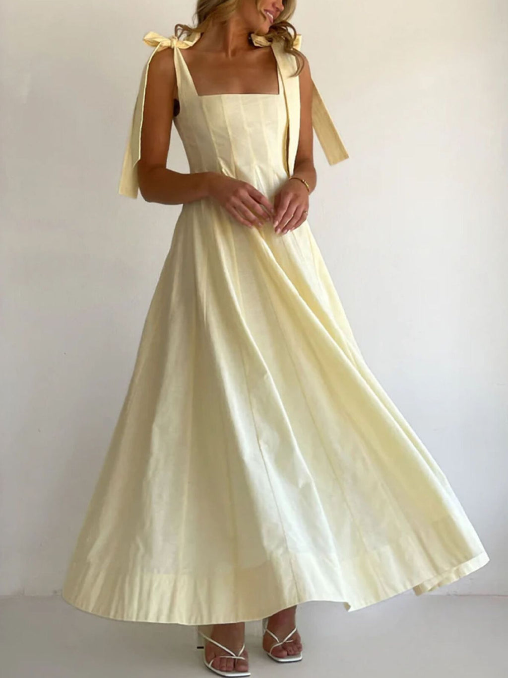 Gradient Tie Shoulder Maxi Dress - product image 28