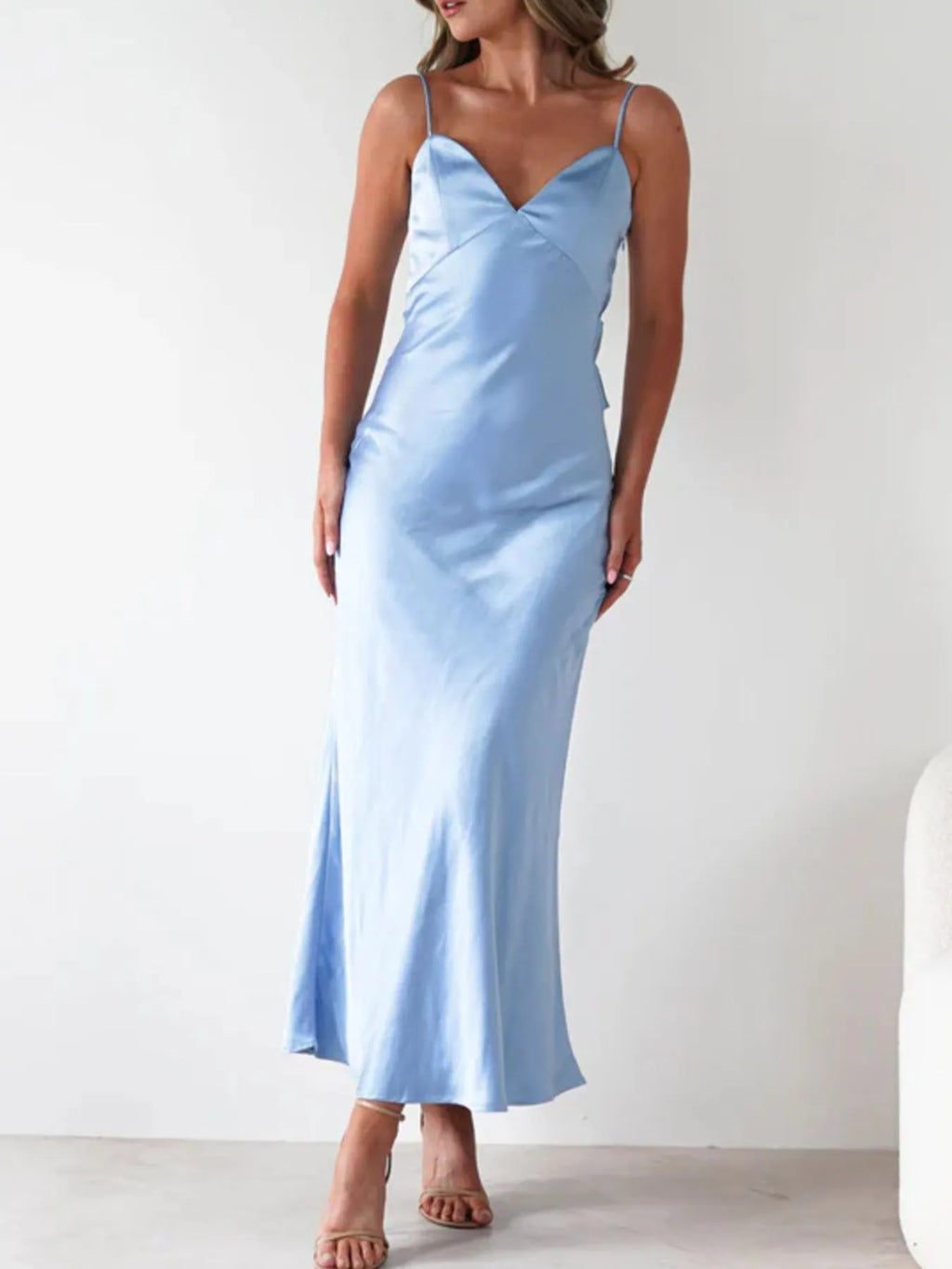 Satin Backless Cami Dress - product image 3