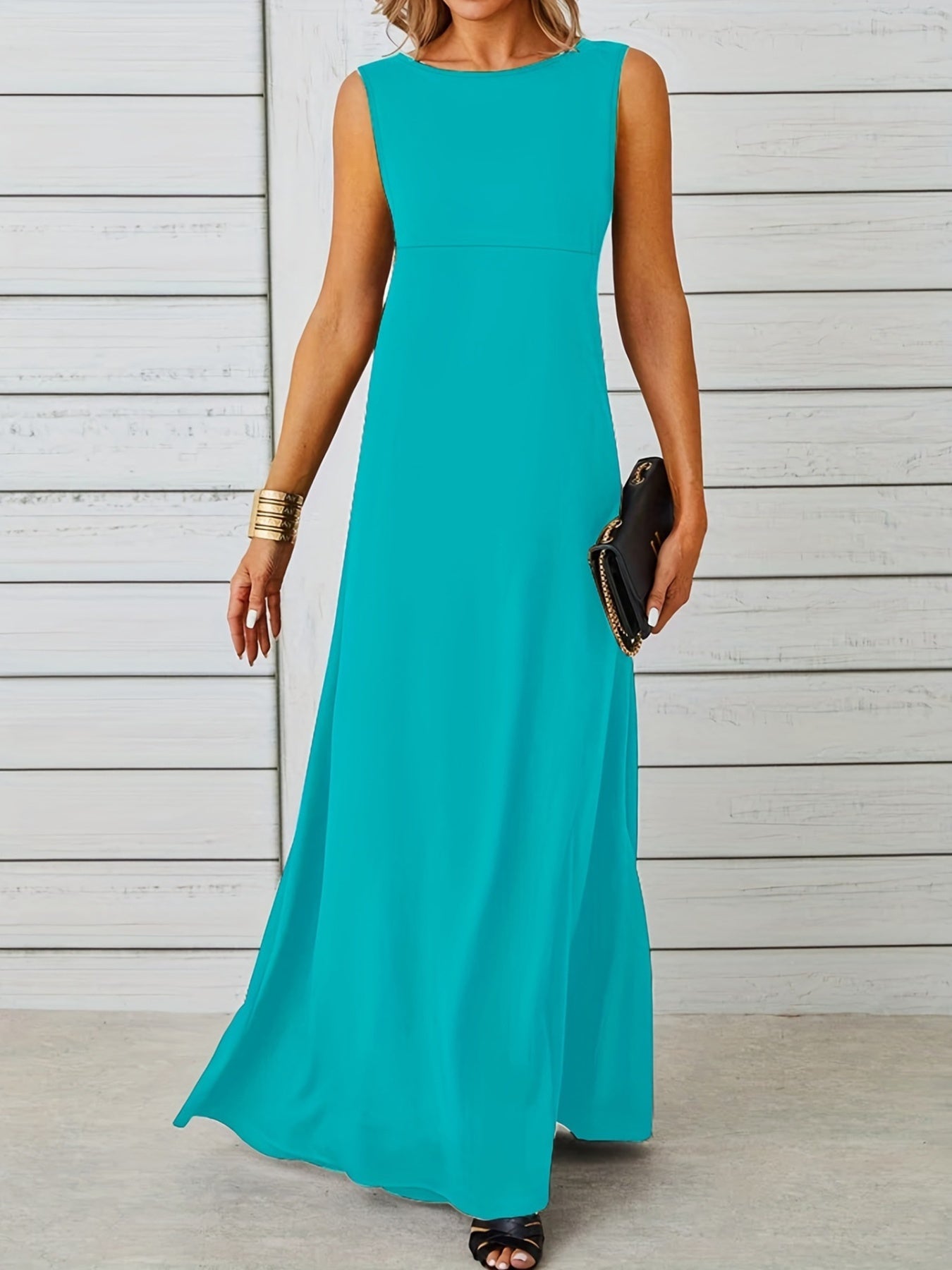Sleeveless Flowy Maxi Dress - product image 8