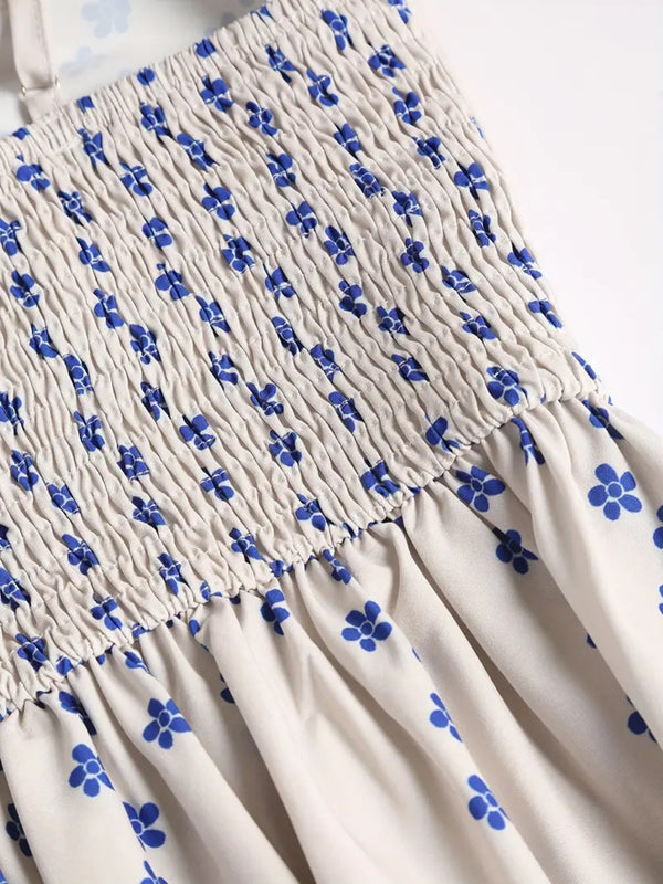Sardine Print Spaghetti Strap Midi Dress - product image 11