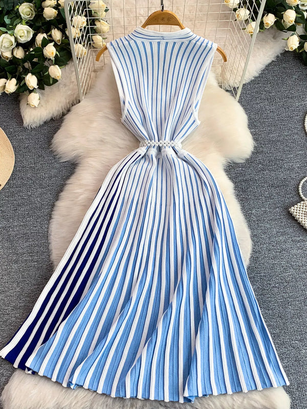 Striped Sleeveless Midi Dress - product image 2