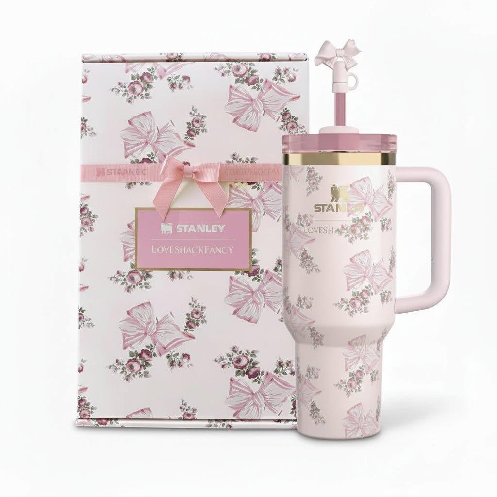 Stanley x LoveShackFancy Rosa Beaux Pink 40 OZ Quencher