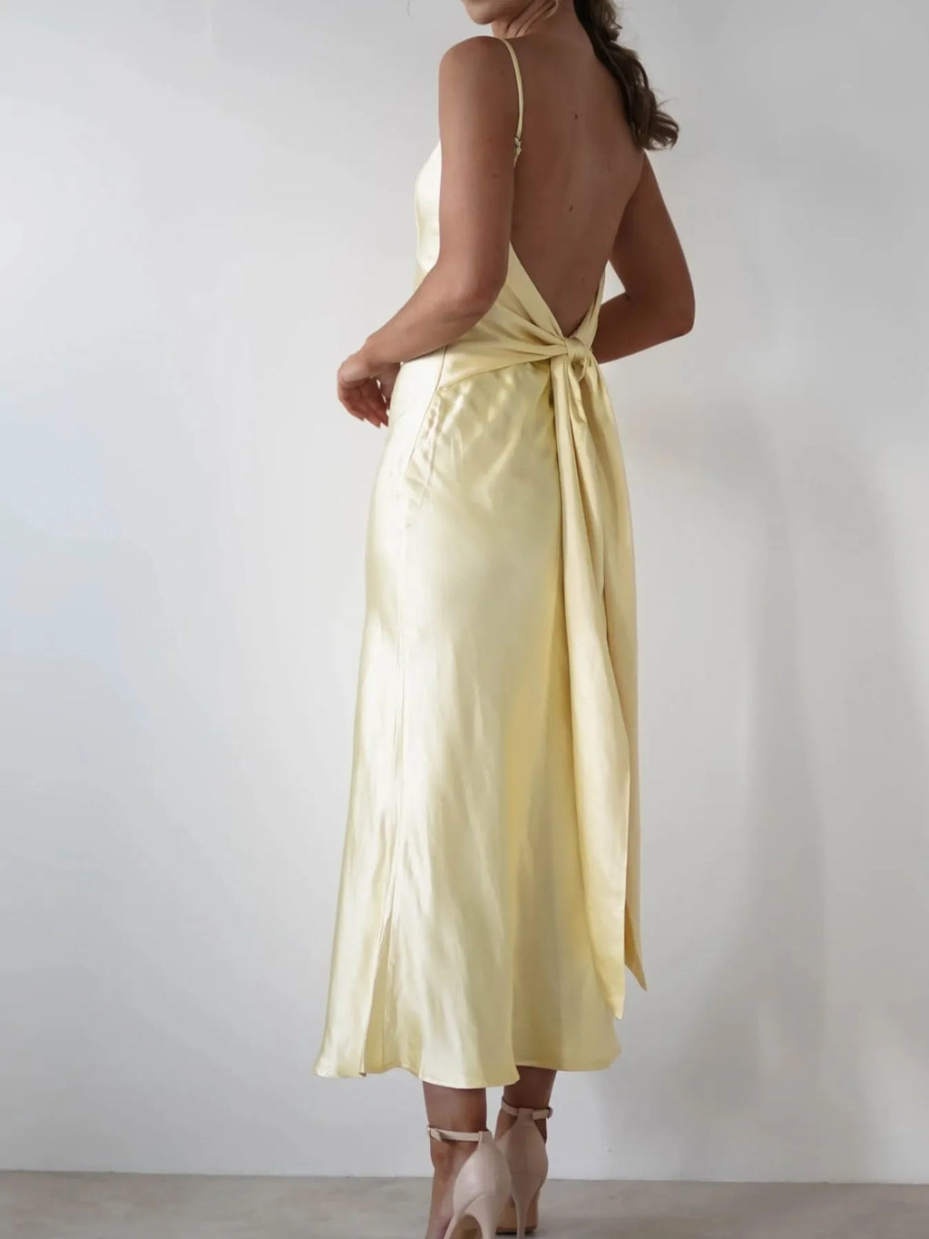 Satin Backless Cami Dress - product image 14