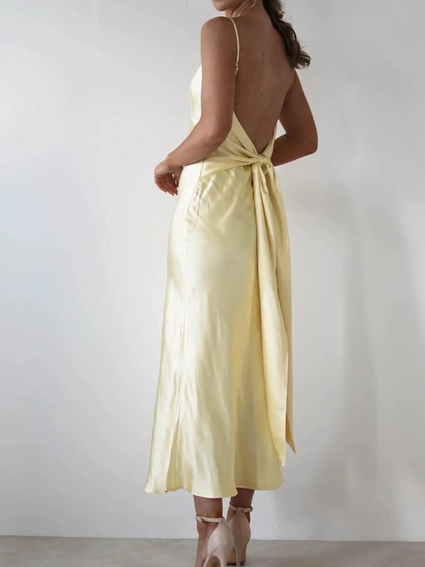 Satin Backless Cami Dress - product image 14