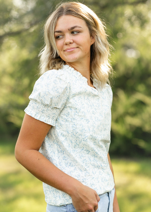 Dempsey Floral Puff Sleeve Top