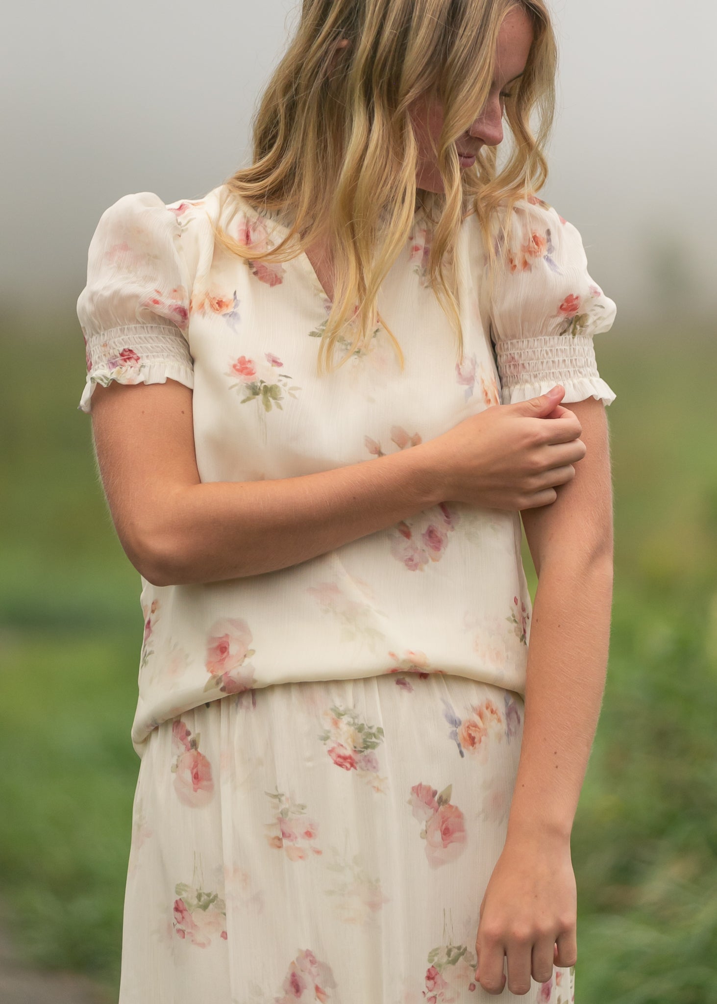 Dempsey Puff Short Sleeve Top - FINAL SALE Main image